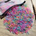 thumbnail image 1 of 1000 uds/2000 Uds. Bandas elásticas para el cabello para bebés, gomas desechables para niños, bandas de goma para mujeres y niñas, accesorios para el cabello para niños, 1 of 4