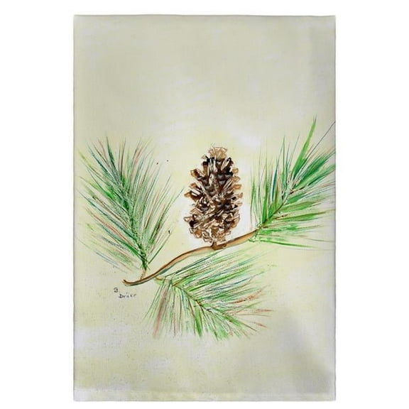 Betsy Drake GT161 Pinecone Guest Towel - 20 x 20 in.