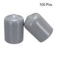 thumbnail image 2 of Uxcell Screw Thread Protectors Rubber End Cap Cover 16mm Grey, 2 of 5