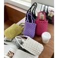 thumbnail image 5 of Kukuzhu Women's Handbag Handmade Woven Mesh Purse Bag Bucket Hobo Bag Mini Satchel, 5 of 5