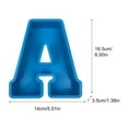 thumbnail image 3 of PVCS Large Alphabet Epoxy Resin Mould English Letter Silicone Mold 3D Alphabet Letter, 3 of 5