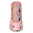 thumbnail image 3 of MeMoi Women's 5 Pair Pack Dog Fine Edge No Show Liner Socks - Womens - Female, One Size, Pink Icing, 3 of 5