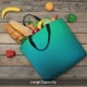 thumbnail image 5 of Easygdp Green Turquoise Teal Bolsa Tote para Mujer, Bolso de Hombro para Trabajo, Playa, Viajes, Compras y Supermercado, 5 of 7