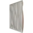 thumbnail image 4 of 19 5/8"W x 19 5/8"H Riverbank EnduraWall Decorative 3D Wall Panel, Bright Coat Copper (Covers 2.67 Sq. Ft.), 4 of 6