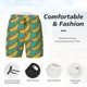 thumbnail image 3 of Fotbe Hot Dogs 8 Traje de Baño para Hombre – Shorts de Natación de Secado Rápido con Forro y Bolsillos-3X-Large, 3 of 6