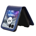 thumbnail image 3 of Decase for Motorola Moto Razr 50 2024 Wallet Case with Card Holder, Hard PC + PU Leather Wallet Case,4 Card Slots,Slim Fit Full Body Protective Phone Case Cover for Motorola Razr 50 2024,Blue, 3 of 4