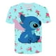 thumbnail image 2 of 2023 años niños Disney Stitch Top Kawaii impresión Disney verano nuevos productos Harajuku moda Stitch lindo 2-10 edad T-Shirt9T Gao Jinjia LED, 2 of 2