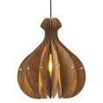 thumbnail image 1 of ORE International I-VTWN 16 in. Vesta Wood Ceiling Pendant & Table Lamp, Walnut, 1 of 1