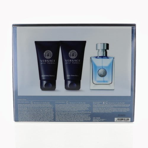 Versace Versace Pour Homme Cologne Gift Set for Men, 3 Pieces