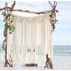 thumbnail image 1 of Flber Macramé para colgar en la pared, colgador de boda bohemio, decoración de pared hecha a mano de algodón, 42 "x 35", 1 of 8