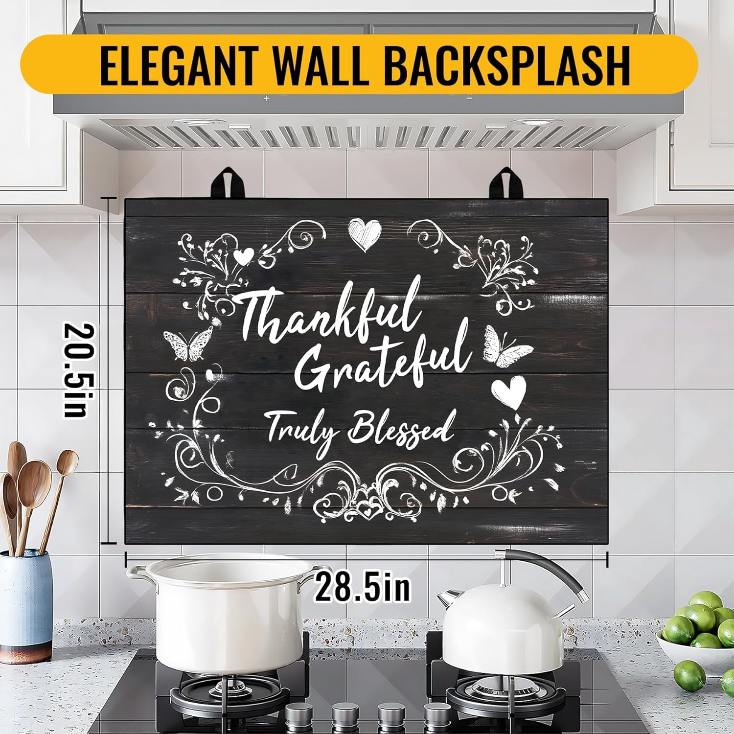 Stove Top Cover for Electric Stove,Glass Stove Top Cover, Heat Resistant Glass Cooktop Cover, Stovetop Protector, Kitchen Decor, Dish Drying Mats Cover for Ceramic Washer Top 28.5x20.5 inch