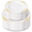 Gold-7.25/10inch, variant on Clear Plastic Party Plates 7.5inch/10.25inch For Weddings And Events