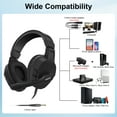 thumbnail image 5 of Gaming Headset Fit for PC & Gaming Consoles PS5, PS4, Xbox Series X | S, Xbox ONE, Switch, Stereo Sound Wired Headphones with Noise Cancelling Mic & in-Line Control, 5 of 7