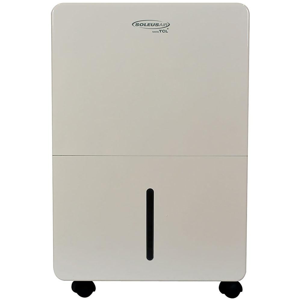 Restored Soleus 45Pint Portable Dehumidifier with 24Hour Timer, White