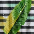 thumbnail image 5 of Orinice Black and White Shower Curtain Set, Tropical Shower Curtain, Banana Leaf Shower Curtain for Bathroom, Waterproof Fabric Palm Tree Shower Curtain Liner, Washable 69x72, 5 of 7