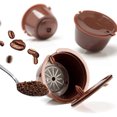 thumbnail image 1 of 5 Pcs/ensemble Capsules de Café Tasses Réutilisables Rechargeables avec Cuillère Brosse Résistantes à la Chaleur Qualité Alimentaire Filtres à Café Fournitures de Cuisine, 1 of 7