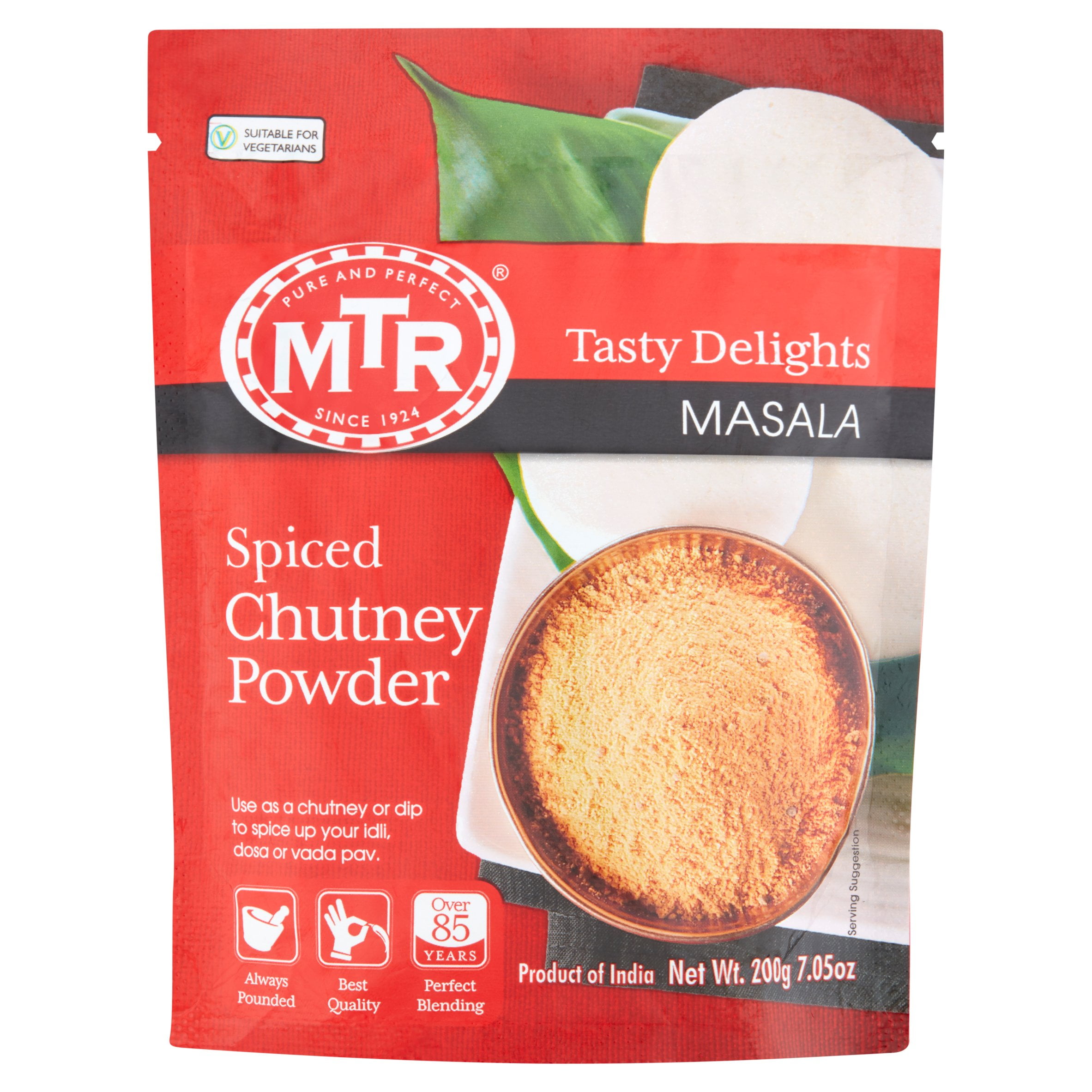 MTR Tasty Delights Masala Spiced Chutney Powder, 7.05 oz by Amtrade, Inc.