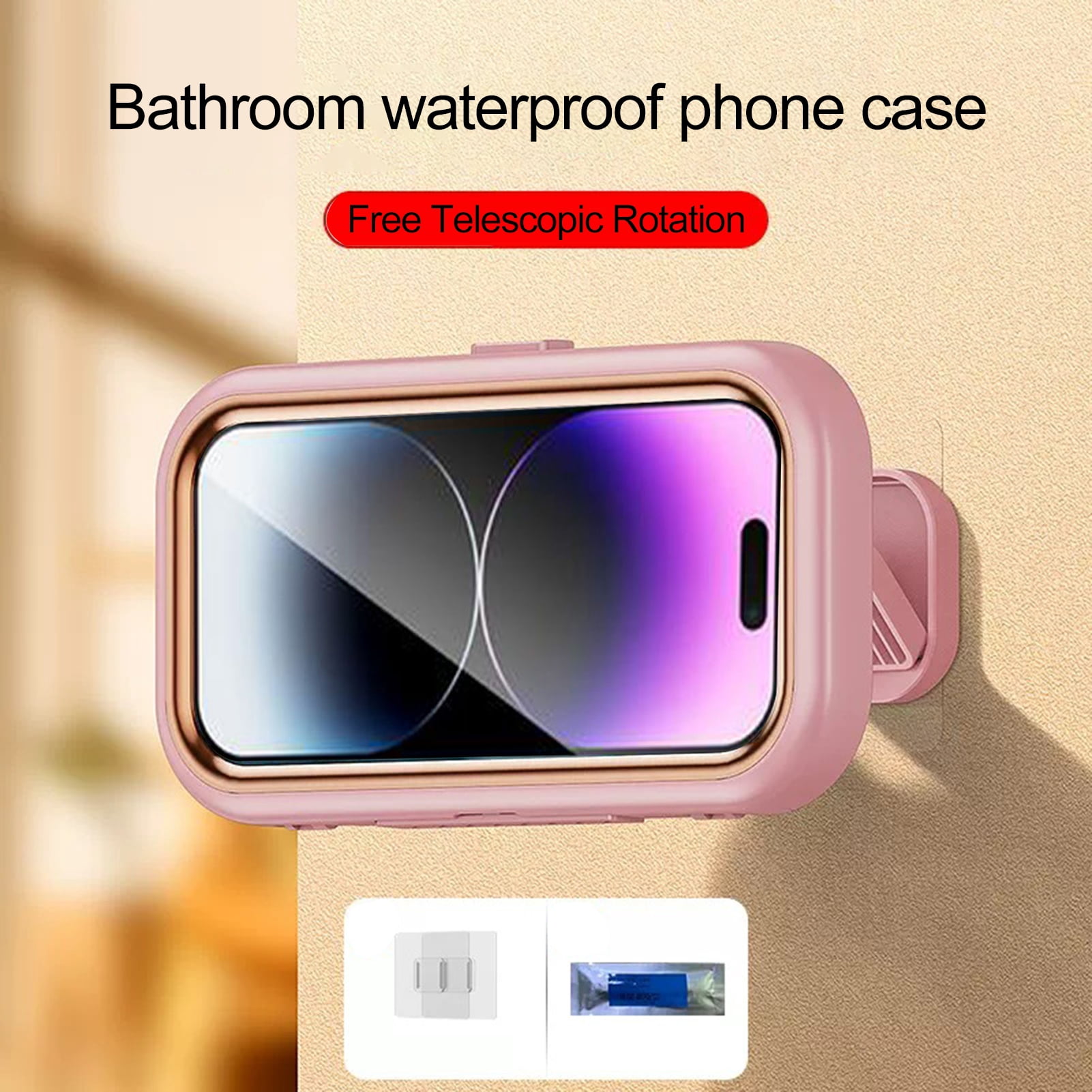 Bathroom Phone Holder - 360° Rotating Stand With S Produktbild-Vorschau 5