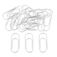 thumbnail image 1 of Paquete de 20 Clips de papel grandes Zulema Jumbo plata, 1 of 8