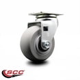 thumbnail image 2 of 4 Inch Thermoplastic Rubber Wheel Swivel Caster with Roller Bearing SCC, 2 of 2