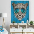 thumbnail image 3 of Design Art - Leopard with Mirror Sunglasses, 3 of 5