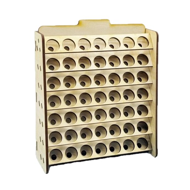 Organizador de pintura de madera, soporte para maquetas de pintura, accesorios de arte, espacio de trabajo multiusos 255 mm