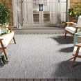 thumbnail image 2 of Safavieh Courtyard Mitre Geometric Indoor/Outdoor Area Rug, Ivory/Beige Gray, 9' x 12', 2 of 11