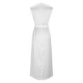 thumbnail image 6 of TMOYZQ Wedding Guest Dresses for Women Sleeveless Trendy Crew Neck Elegant Cocktail Dresses Lightweight Solid Color A Line Homecoming Dresses, 6 of 6