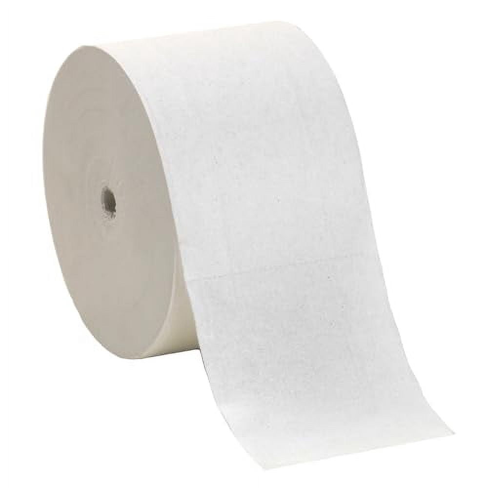 19378 Coreless 2-Ply White Bath Toilet Paper, 1500 Sheets/Roll, 18 Rolls/Carton