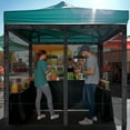 thumbnail image 2 of InstaHibit 4 Pcs Zippered Canopy Tent Walls Mesh Sidewalls for Pop Up 10 ft Canopy Side Wall Fair w/ Service Windows, 2 of 10