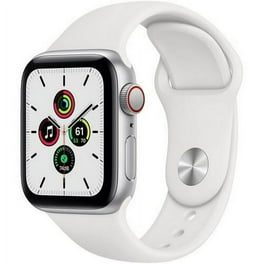 Apple Watch Series 4 44mm GPS Cellular Aluminum Case Space Grey with White Sport Band Scratch and Dent Walmart