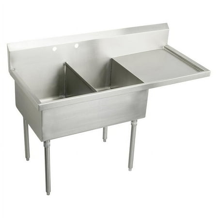 WNSF TWO COMPT SCULLERY SINK