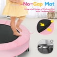 thumbnail image 2 of Trampolín BCAN Mini plegable de 91 cm con asa para 2 a 5 años, color rosa, 2 of 5