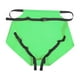 thumbnail image 5 of Arnés de escalada en roca, cojín de asiento, cinturones, almohadilla para glúteos, bolsillo de PVC transpirable para glúteos Verde, 5 of 7