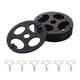 thumbnail image 3 of Juego de 6 clips metálicos para fundas de asientos de coche, placa ciruela, sujetadores y tarjeta de plástico para fijación de hebillas, herramientas y accesorios de ferretería automotriz., 3 of 7