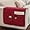 Wine Red-A, variant on 2-Piece Waterproof Armrest Covers with 6 Pockets Anti-Slip Furniture Protector Armrest Storage Organizer for Cell Phone TV Remote Beige