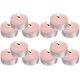 thumbnail image 1 of Velas De Té – Paquete De 12 Velas Rosas Perfumadas Con Rosas Pequeñas Para El Hogar, Vacaciones, Bodas Y Fiestas, Mesa De Cena, Halloween, Navidad Y Vacaciones (Rosa Rosa), 1 of 1