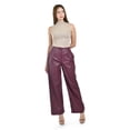 thumbnail image 1 of Pantalon de vinipiel pierna ancha Roman Fashion /Juvenil, 721 (Vino) vino EG, 1 of 5