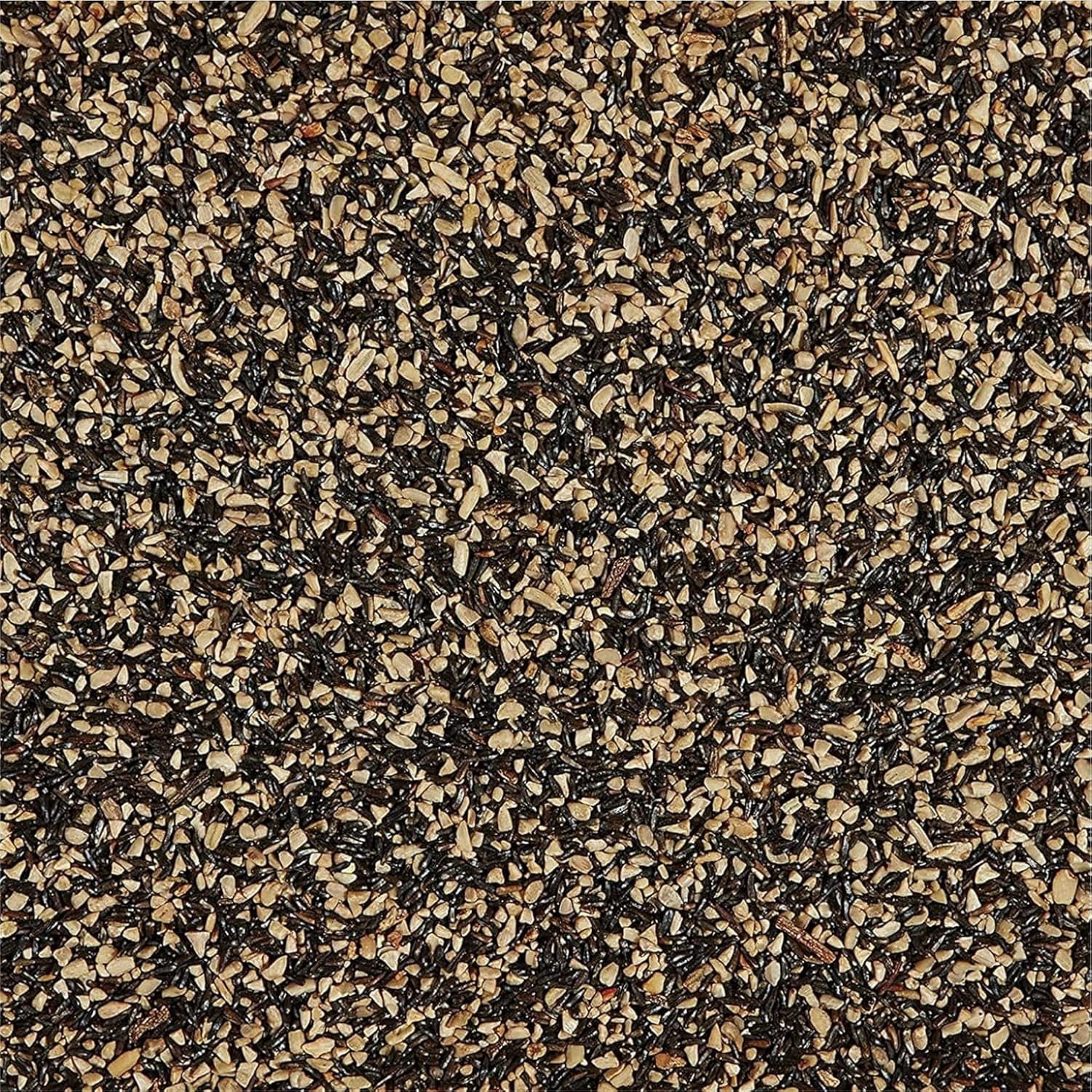 Happy Wings Finch Blend Bird Food, Mix of Sunflower Hearts/Kernels and Nyjer Seed Wild Bird Food 14 Ounce (Pack of 3) | Prefilled Sock | No Grow Seed I Bird Seeds for Wild Birds