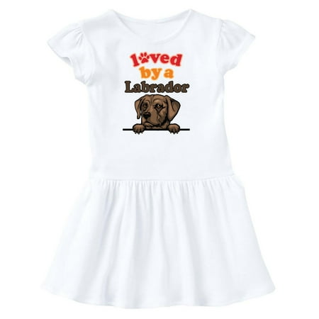 

Inktastic Labrador Retriever Dog Gift Gift Toddler Girl Dress