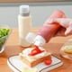 thumbnail image 5 of Botella Exprimible con 5 Agujeros para Condimentos, para Cocina, Ketchup, Mostaza, Mayonesa, Dispensador de Miel, Recipiente para Almacenar Salsas B, 5 of 6