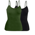 thumbnail image 1 of Set De Dos Blusas Mujer Tirantes Unitalla Casual Blusa Crop Top Dama, 1 of 5