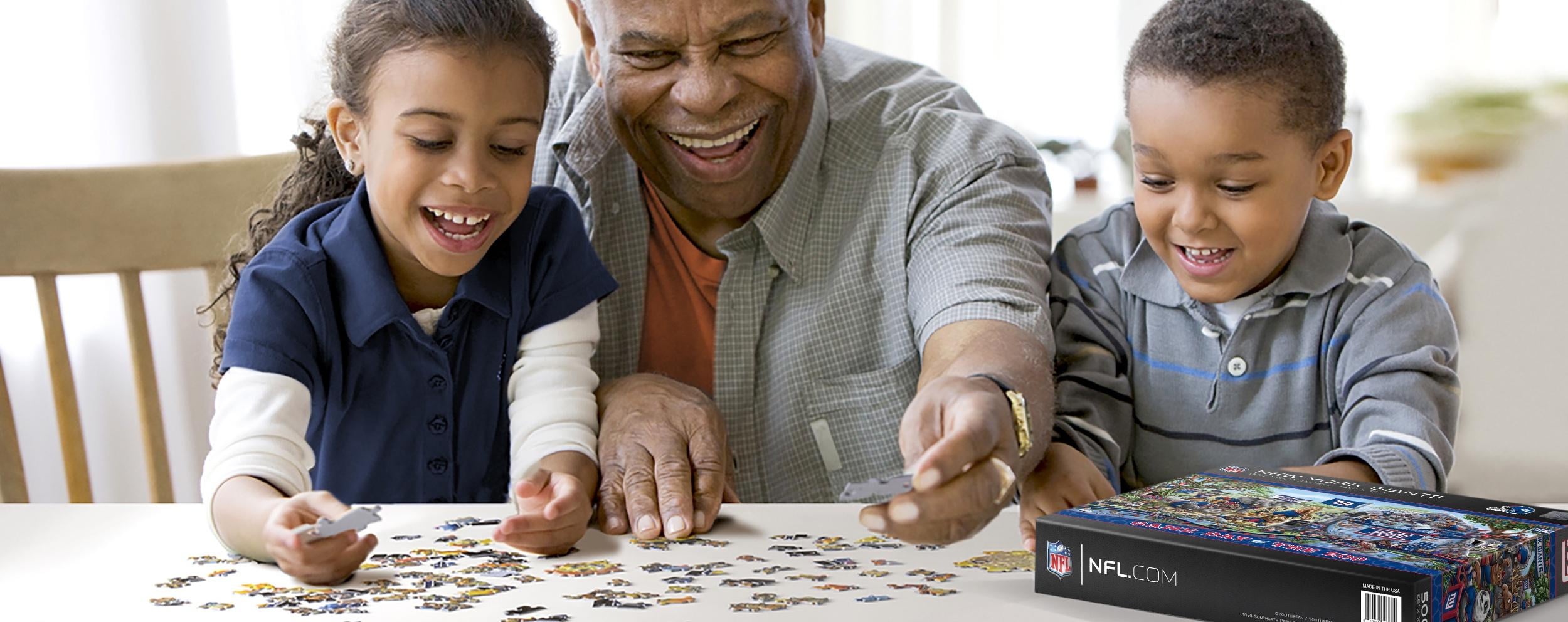 YouTheFan NFL New York Giants Game Day at the Zoo - 500 pc Puzzle