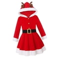 thumbnail image 4 of Vestido navideño Salvador Disfraz de alce para mujeres y niñas con capucha 160cm, 4 of 7