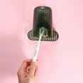 thumbnail image 4 of Unique Bargains 1 Set Wall Mounted Toothbrush Holder with Cup for Bathrooms Green 4.33"x2.56", 4 of 7
