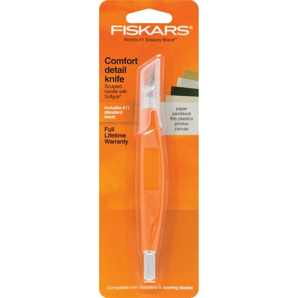 169000-1003 FISKARS Couteau de Détail pour le Confort de l'Outil SOFTGRIP