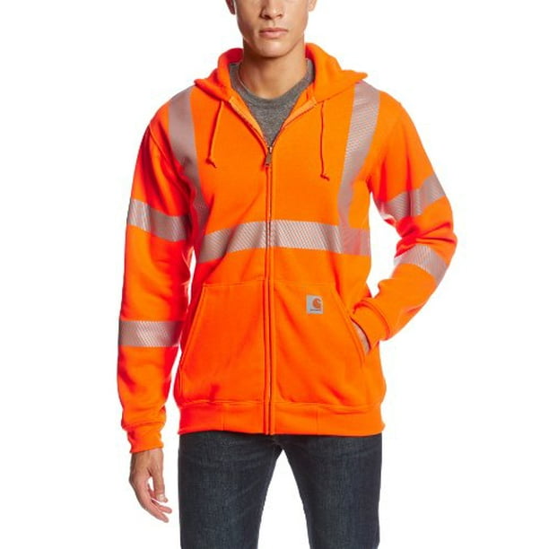 GMT - Carhartt Men's High Visibility Class 3 Sweatshirt,Brite Orange,XX ...