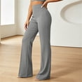 thumbnail image 2 of Work Pants for Women Business Casual Stretch Tall Straight Leg Slacks High Waisted Yoga Dress Pants Gray XL(XL), 2 of 6