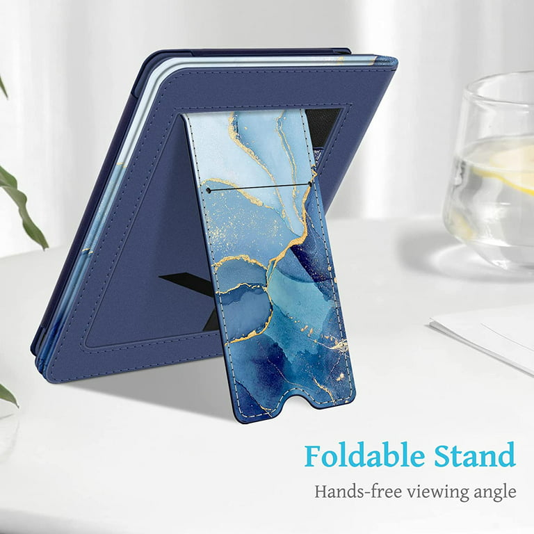  Fintie Folio Case for iPad 9th / 8th / 7th Generation  (2021/2020/2019) 10.2 Inch - [Corner Protection] Premium Vegan Leather  Stand Back Cover w/Pencil Holder, Auto Sleep/Wake, Ocean Marble :  Electronics