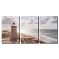 thumbnail image 2 of wall26 - 3 Piece Canvas Wall Art - Sandstorm at The Lighthouse Rubjerg Knude in North Jutland, Denmark - Modern Home Art Stretched and Framed Ready to Hang - 16"x24"x3 Panels, 2 of 4